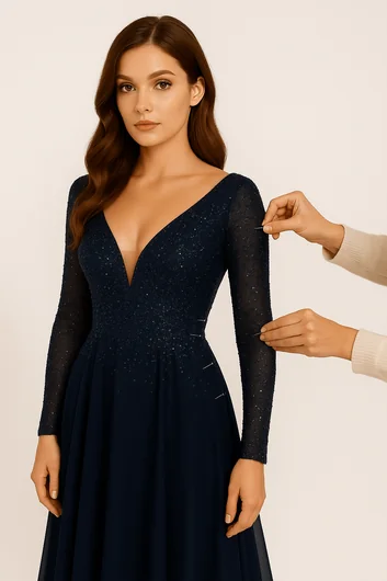 Professional evening dress alterations for elegant events in Albuquerque, NM